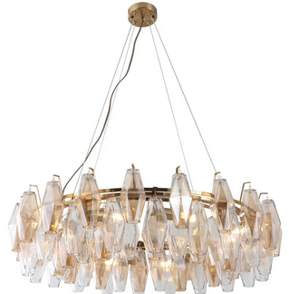 Introduktion av Contemporary Villa Glass Chandelier