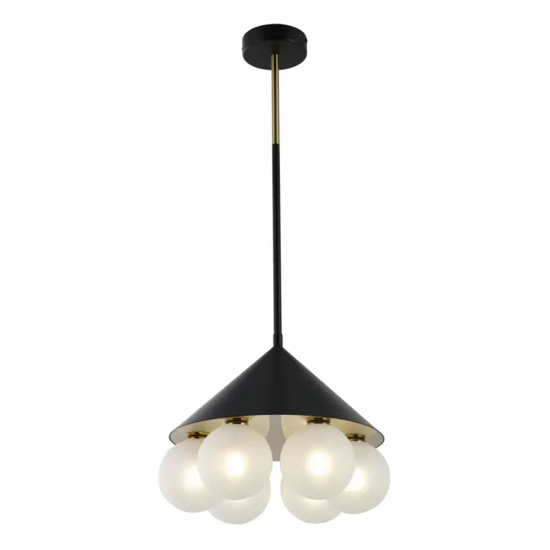 6-ljus Minimalistisk Geometrisk Pendellampa