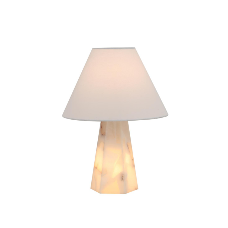Alabaster bordslampa