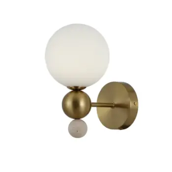 Marble Globe Wall Sconce
