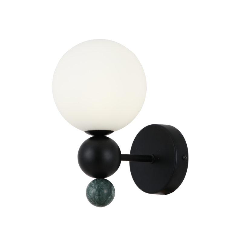 Marmor Globe Vägglampa