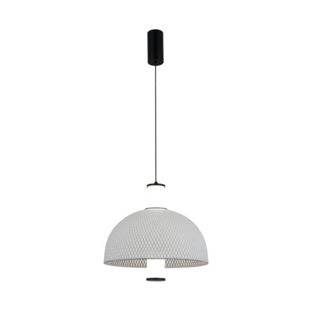 Minimalistisk LED-lampa i sidennät