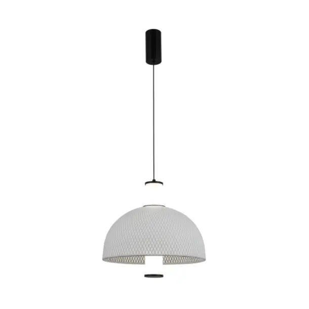 Minimalistisk LED-lampa i sidennät