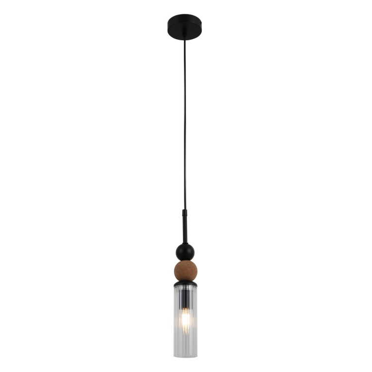 Minimalistisk Wood Ball Pendellampa