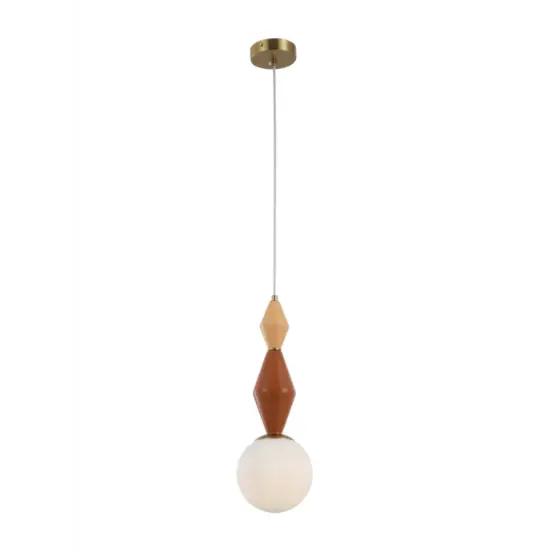 Modern keramik och glas E14 taklampa