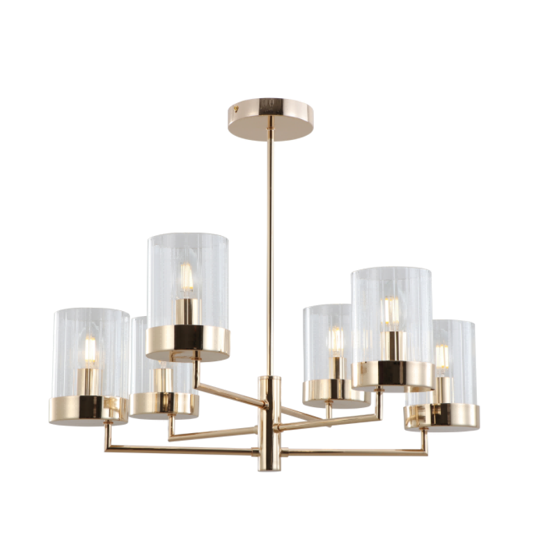 Randglasguld moderna pendelljus